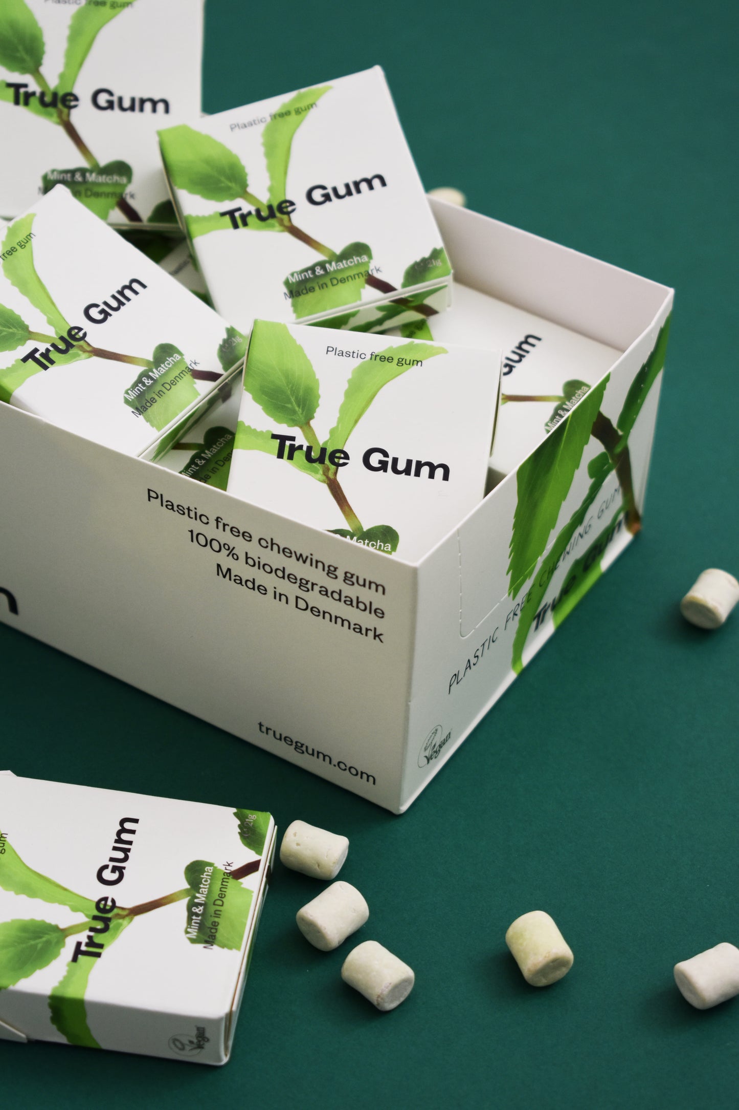 True Co. Plastic Free Chewing Gum - 6 pack