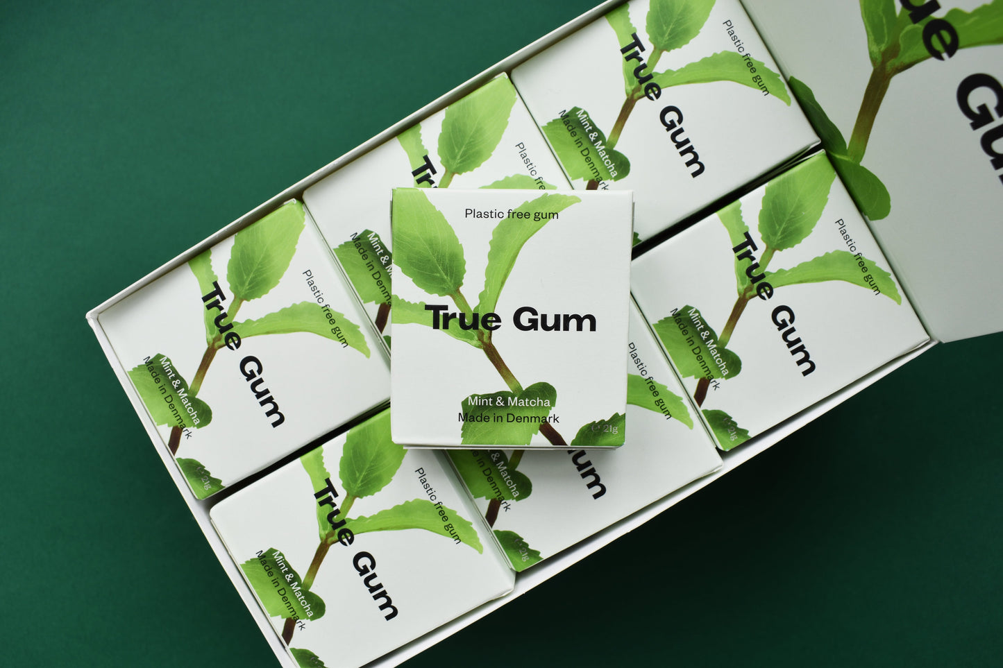 True Co. Plastic Free Chewing Gum - 6 pack