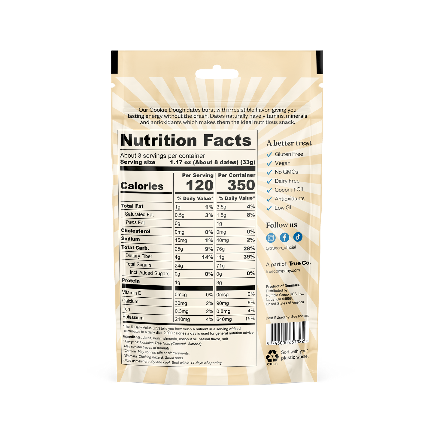 True Dates™ Cookie Dough Candy Dates™