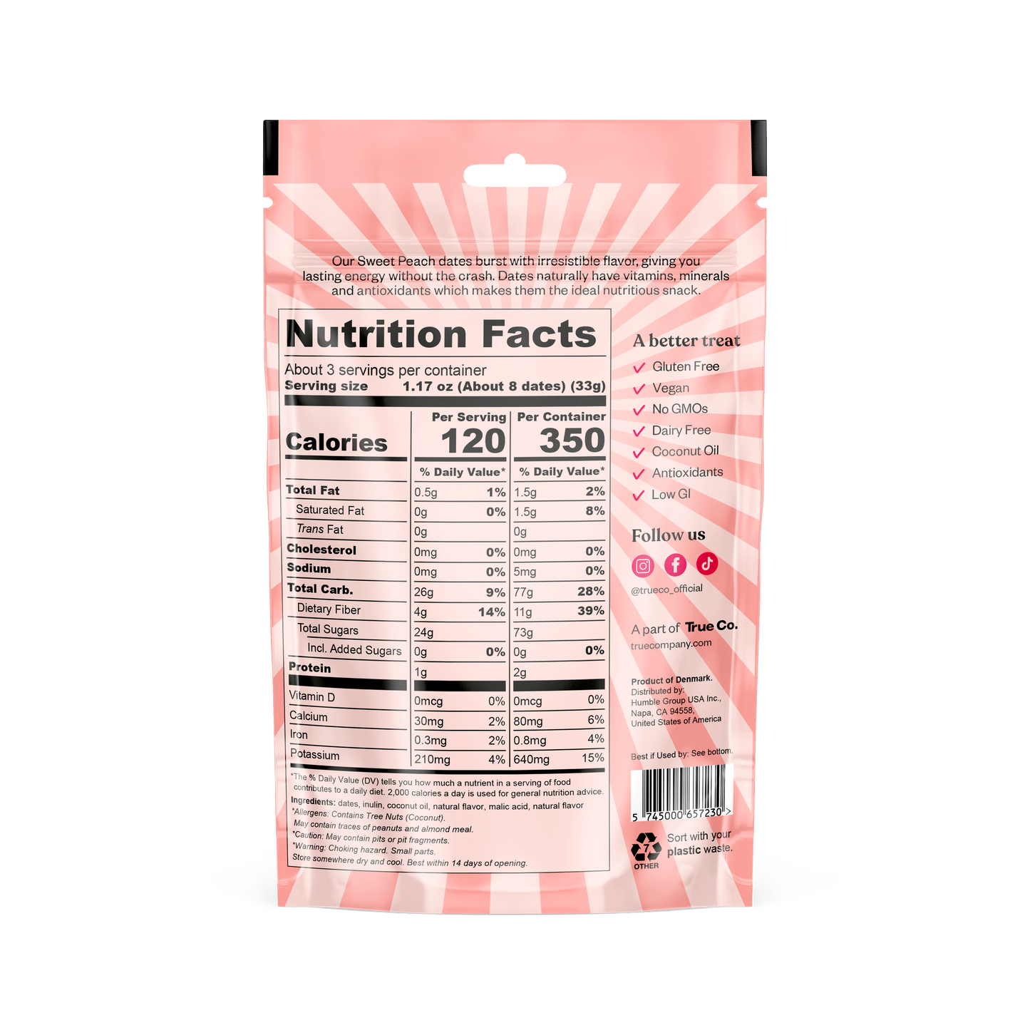 True Dates™ Sweet Peach Candy Dates™