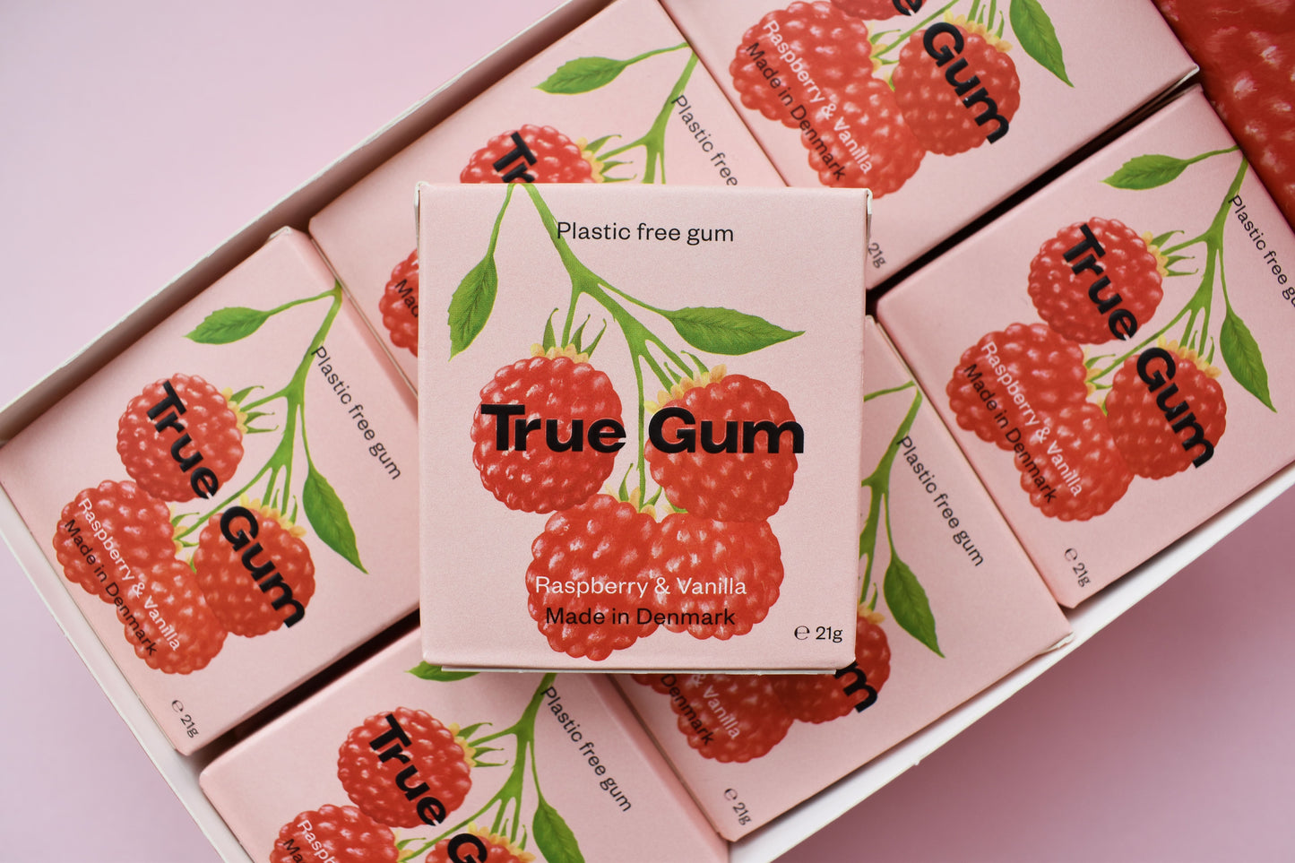 True Gum® Raspberry and Vanilla
