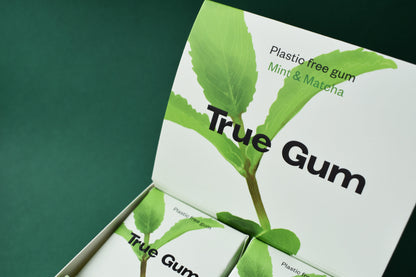 True Co. Plastic Free Chewing Gum - 6 pack