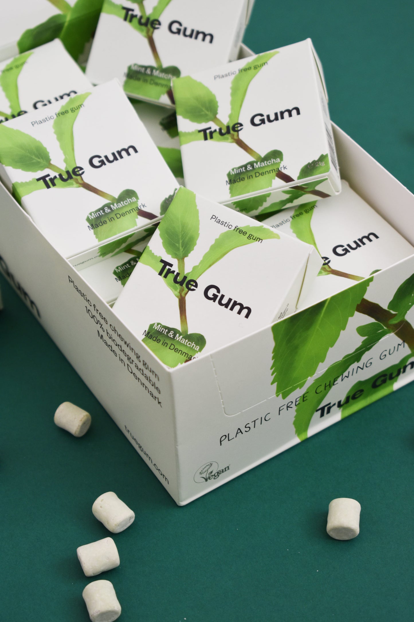 True Co. Plastic Free Chewing Gum - 6 pack