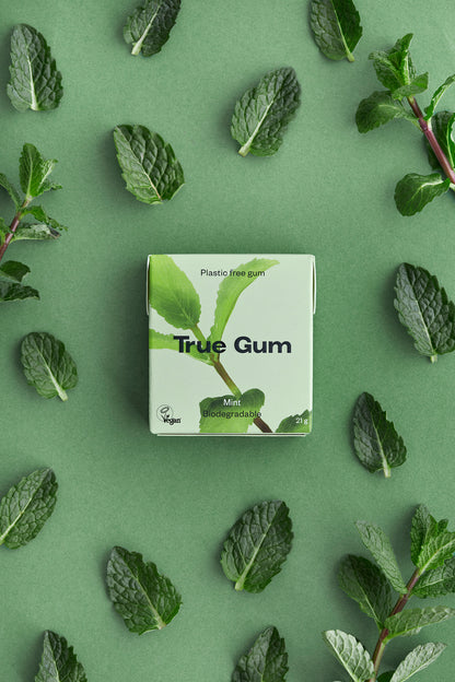 True Co. Plastic Free Chewing Gum - 6 pack