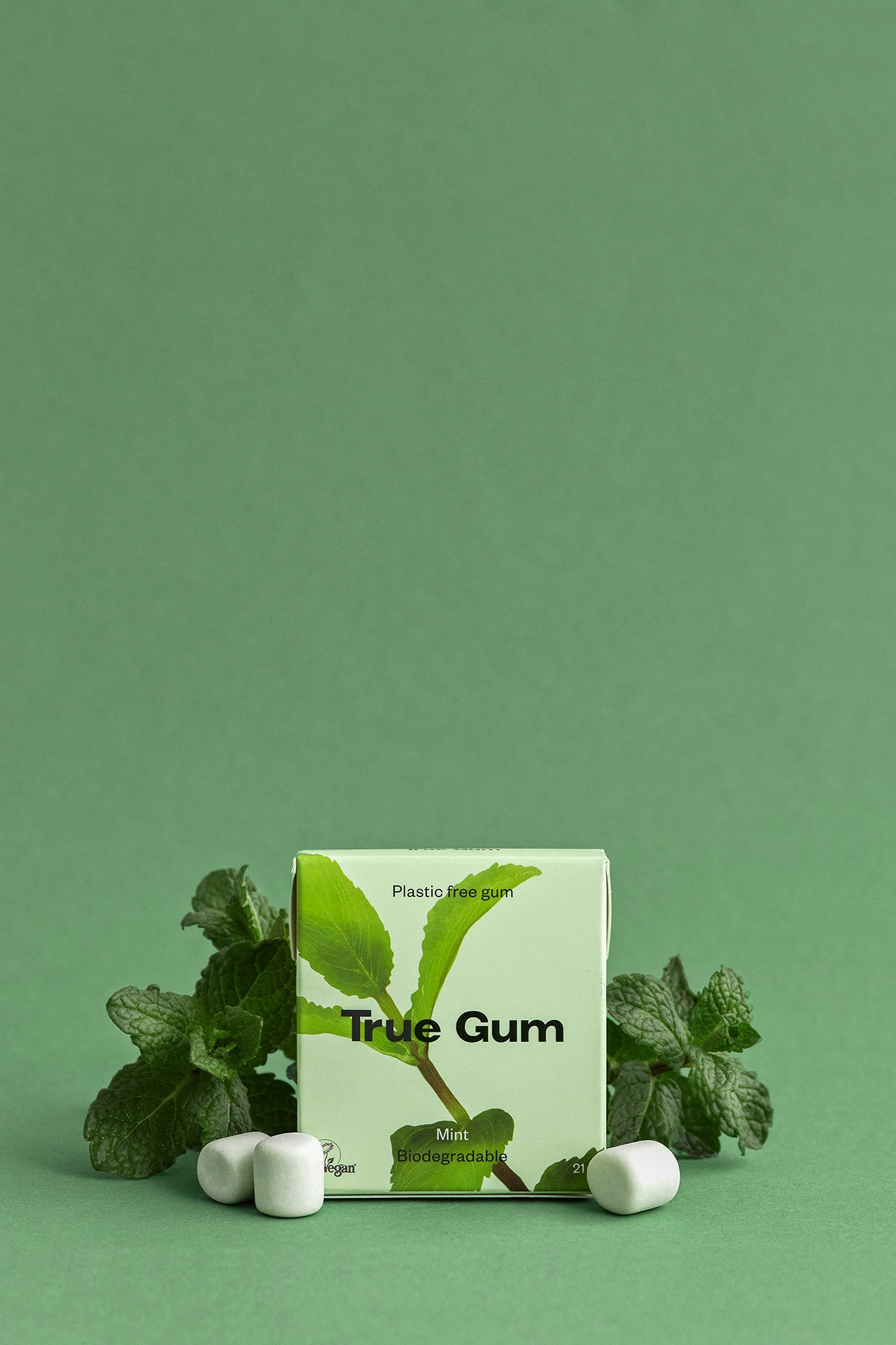 True Co. Plastic Free Chewing Gum - 6 pack