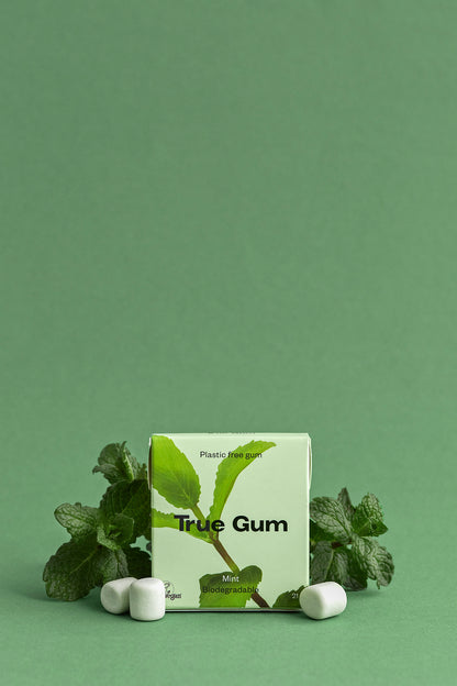 True Co. Plastic Free Chewing Gum - 6 pack